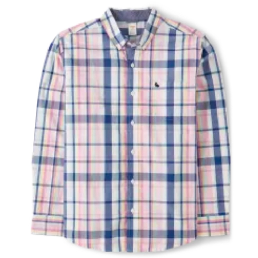 Gymboree family celebrations men’s small Spring Celebrations button down